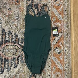 NWT Nike Dark Green Swimsuit